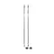 E-Z Up Dust Containment Sheeting Pole, Telescoping, 4 ft 7-1/2 in to 12 ft L, Steel, Gray 54733 - alternate 4