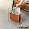 Fabulaxe Magazine Holder and Rack for Desktop, Home Office, Living Room, Waiting Areas, Farmhouse File QI004739 - alternate 8