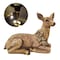 Alpine LED Brown Small Holiday Doe Deer Statuary Table Decor 10 in. SLL2690S - alternate 3