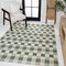Jonathan Y Darcy Traditional Geometric Bold Gingham Green/Cream 8 ft. x 10 ft. Indoor/Outdoor Area Rug TSN201E-8 - alternate 6