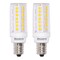 Bulbrite 60-Watt Equivalent T6 Dimmable Mini-Candelabra LED Light Bulb Warm White Light, 2PK 861600 - alternate 1