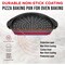 Bakken- Swiss BAKKEN Pizza Pan, Round Perforated, Nonstick Marble Coating, Dishwasher Safe, Gray BAKPIZSHGMB43 - alternate 5