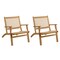 Alaterre Furniture Alaterre Weyra Set of 2 Outdoor Wicker Patio Chairs Natural Furniture Design 80-OUTD-WEYRA-CH2 - alternate 1