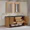 James Martin Vanities Solene 72" Double Vanity, Seaside Oak, w/ 3 CM Phantome Eclos Top D225-V72-SSO-3PHT - alternate 7