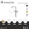 Kingston Brass Double-Handle Vessel Sink Faucet, Brushed Brass LS6603CG - alternate 4