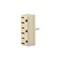 Leviton 006-00697-00I Triple Tap Outlet Adapter, 2 -Pole, 15 A, 125 V, 3 -Outlet, NEMA: NEMA 5-15R, Ivory 697-I - alternate 6