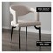 Leisuremod Entice PU Leather Dining Chair with Iron Legs, 2PK EC60CR2 - alternate 8