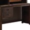 Homeroots 50" Brown Solid Wood Credenza Desk With Two Drawers 285933 - alternate 3