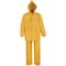Diamondback Rain Suit, XL, 30-1/2 in Inseam, PVC, Yellow, Drawstring Collar, Zipper with Storm Flap Closure 8127XL - alternate 1