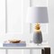 Jonathan Y Pineapple 23" Ceramic LED Table Lamp, Gray/Gold JYL4019B - alternate 5