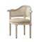 Homeroots 24" Beige Linen Arm Chair 533997 - alternate 1