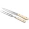 Martha Stewart Goswell 3 Piece Carving Board and Cutlery Set in Cream 130032.03 - alternate 9