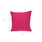 Homeroots 16" Pink Cotton Throw Pillow 529313 - alternate 3