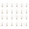 Bulbrite Incandescent Dimmable 40W Globe G25 Light Bulbs, Medium E26 Screw Base, 2700K, 24PK 861047 - alternate 1