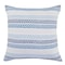 Homeroots Set of Two 18" X 18" Blue Beach Chevron Cotton Zippered Pillow, 2PK 535266 - alternate 5