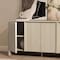 Manhattan Comfort Novara 60in Sideboard in Whitewashed Oak (4-Door) SB1671-1 - alternate 5