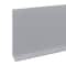 Zoro Select Wall Base Molding, 4 ft L, Silver Gray 820N88 - alternate 5
