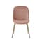 Homeroots Set of Two Blush And Gold Upholstered Velvet Dining Side Chairs 535374 - alternate 7