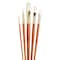 Princeton RealValue Brush Set, White Taklon Bristles, Long Handle Mixed Media Paintbrush, 5-Piece Set, 2PK PR9155 - alternate 3