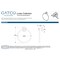 Gatco Locke Towel Ring, Chrome 5452 - alternate 2