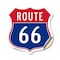 Signmission Route Marker Shield Sign Route 66, 18 Inch X 18 Inch, Vinyl Decal SHI-D-18-459 - alternate 1