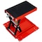 Wrightmaster 1100lb Motorcycle Lift with Dolly Jack, Scissor Lift Jack, Wide Deck, Front/Rear Tire Stand ZR-W46540328 - alternate 6