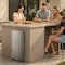 Yeego 15 inch 100 Cans Indoor/Outdoor Beverage Fridge YG-BC-85A1EQ(B) - alternate 10
