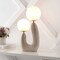 Jonathan Y Oona 18" 2-Light Mid-Century Scandinavian Resin/Iron/Frosted Glass Cactus LED Table Lamp, Gray Wood F JYL4064A - alternate 4
