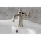 Kingston Brass One-Handle Single-Hole Bathroom Faucet with Push Pop-Up Drain, Brushed Nickel KS3548RNK - alternate 6