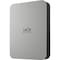 Seagate LaCie Mobile Drive STLP4000400 4 TB Portable Hard Drive - 3.5" External - Moon Silver STLP4000400 - alternate 1