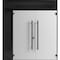 Vdomdoors Aluminum Double Doors Dekton 0118 Natural Noir Top Transom Entry Door Painted (W86xH92) Left hand O DEKTON0118DEXD-NOIR-W72+14xH96+12-LH-O - alternate 4