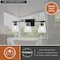 Vaxcel Sedona 3-Light Vanity Light, Matte Black, Clear Glass, 22-In. Wide W0592 - alternate 7