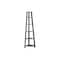 Homeroots 71" Taupe Wood Five Tier Corner Bookcase 332853 - alternate 1