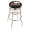 Holland Bar Stool Co 25" Chrome 2-Ring Northern Illinois Swivel Bar Stool, Accent Ring L7C3C25NorIll - alternate 1