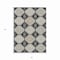Homeroots 3' X 5' Black And Silver Floral Washable Indoor Outdoor Area Rug 610739 - alternate 7