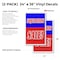 Signmission Liquidation Sale, Vinyl Decals Only 24 Inch x 36 Inch, Vinyl Decal, 2PK DSB-2436-2PACK-Liquidation Sale - alternate 2