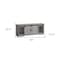 Homeroots 59in Gray Cabinet Enclosed Storage TV Stand 490376 - alternate 4