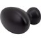 Designperfect 1-1/4 Overall Length Oval Cabinet Knob, Matte/Flat Black DPA-B7KBLK - alternate 4