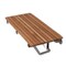 Homeroots 14" X 34" Brown Teak Wall Mount Rectangular Shower Bench 549338 - alternate 1