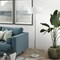 Homeroots 61" Nickel Two Light Floor Lamp With White Frosted Glass Drum Shade 523575 - alternate 6