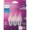 Signify Ultra Definition 40W Equivalent Daylight BA11 Medium LED Decorative Light Bulb, 3PK 564948 - alternate 4