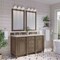 James Martin Vanities Bristol 60" Dbl Vanity, Whitewashed Walnut, w/3 CM Siberian Silestone Top w/FreePower WirelessCharger 157-V60D-WW-FSFR - alternate 6