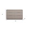 Homeroots 56" Beige Wood Six Drawer Double Dresser 714493 - alternate 6