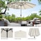 Pure Garden 9-Foot Outdoor Patio Umbrella, Tan 50-101-T - alternate 5