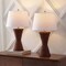 Jonathan Y Laura 27" Coastal Designer Woven Rattan/Metal Wicker Hourglass LED Table Lamp, Dark Brown, 2PK JYL4048B-SET2 - alternate 5