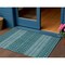 Homeroots 3' X 5' Teal Blue Aqua And Ivory Tribal Washable Indoor Outdoor Area Rug 582590 - alternate 1