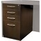 Mayline 15.24" W Credezna Pedestal, Mocha APBBF26LDC - alternate 1