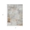 Homeroots 5' X 8' Beige Gray And Khaki Abstract Washable Indoor Outdoor Area Rug 618077 - alternate 7