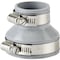 Prosource Drain Trap Connector, 2 in, PVC, Gray DTC-215 - alternate 1