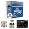 Steamspa Oasis 4.5KW Steam Generator with Continuous Steam Wireless Control and Auto-Drain in Brushed Nickel OAW450BN-A - alternate 1